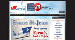 Desktop Screenshot of imprimerievaillancourt.com